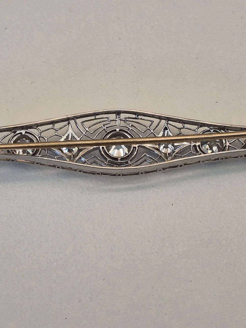 Vintage platinum 14k